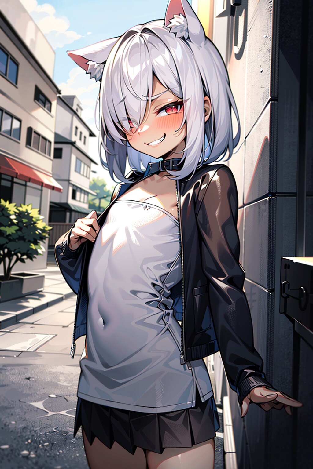 街角のネコミミガール