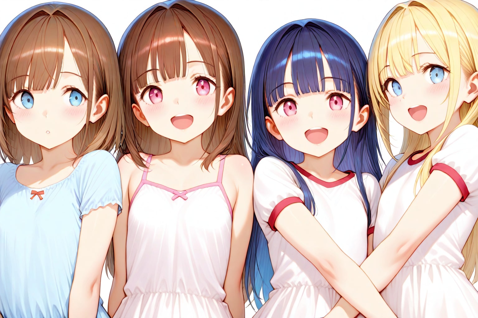 お泊り会 | の人気AIイラスト・グラビア