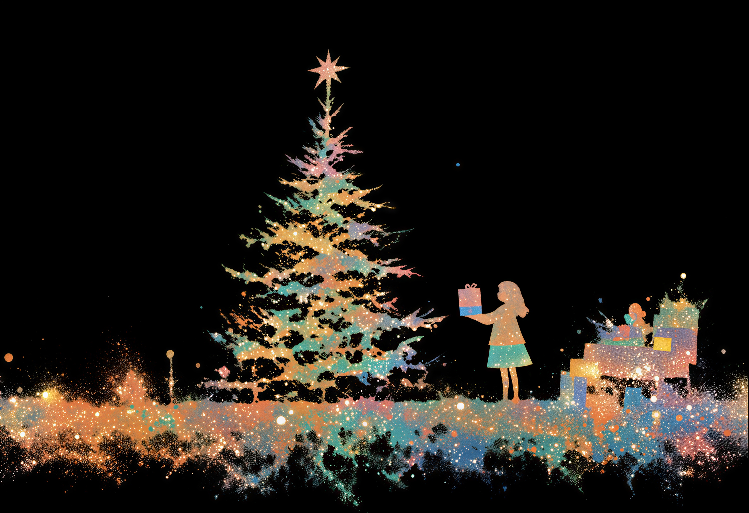 クリスマスの夜 | の人気AIイラスト・グラビア