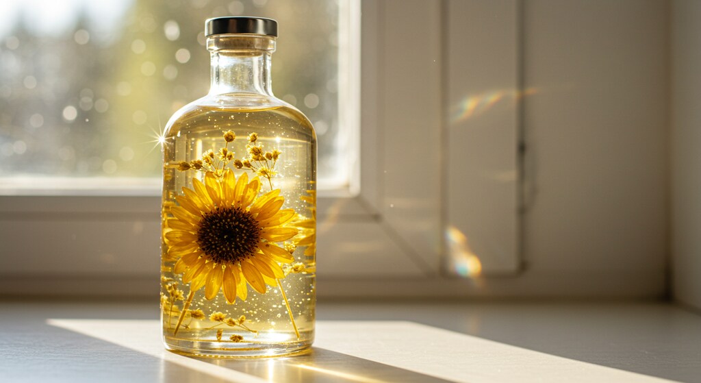 向日葵のハーバリウム