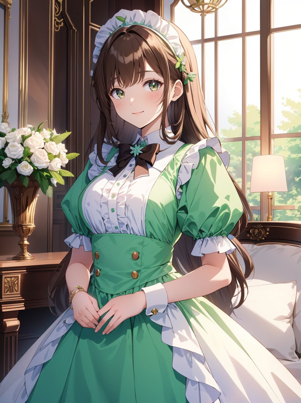 メイドさんとチョコ