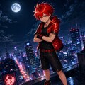 夜の町を見上げれば 4枚目