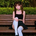猫と過ごすベンチ 5枚目