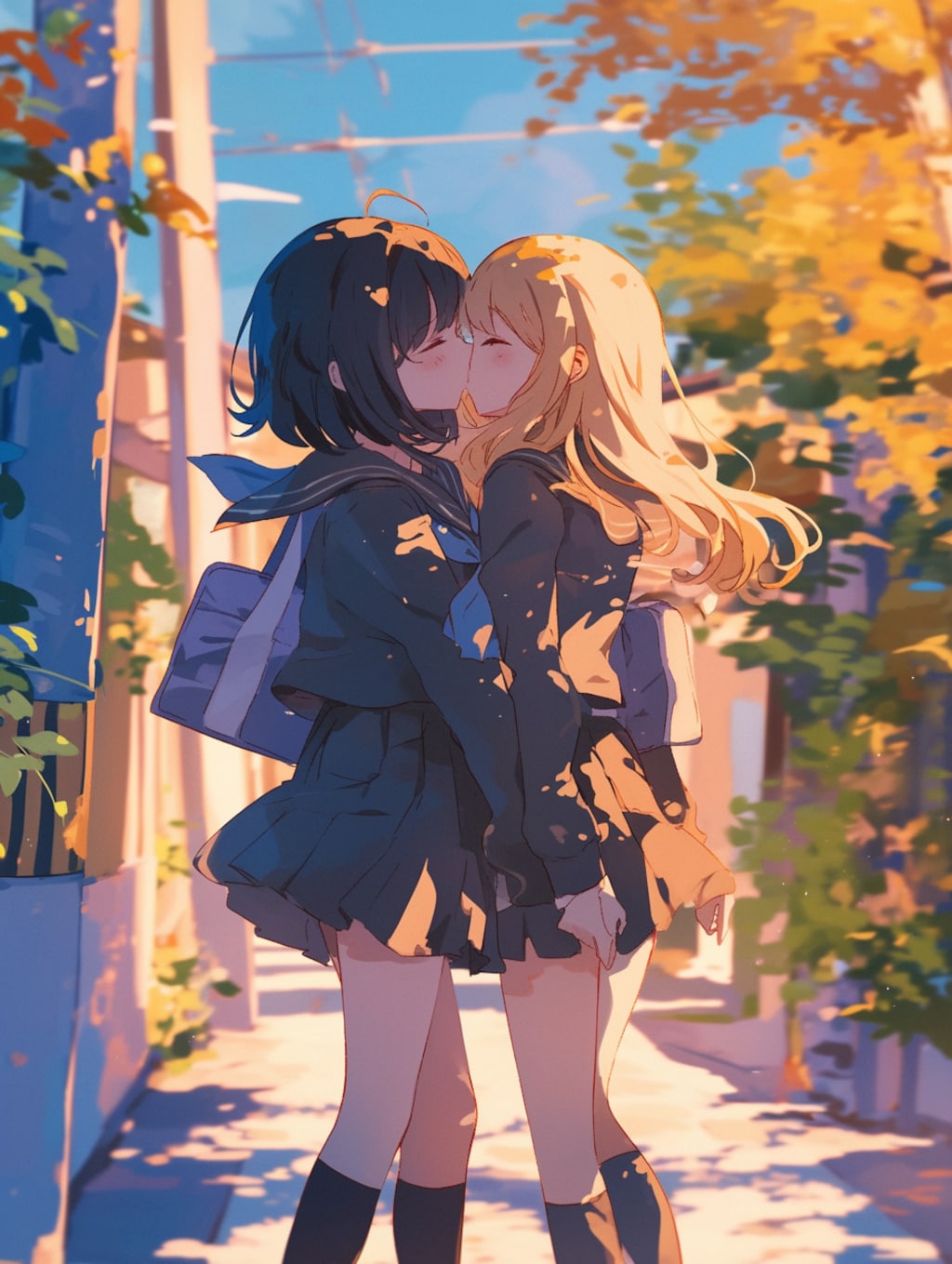 キスしたい二人のJK218