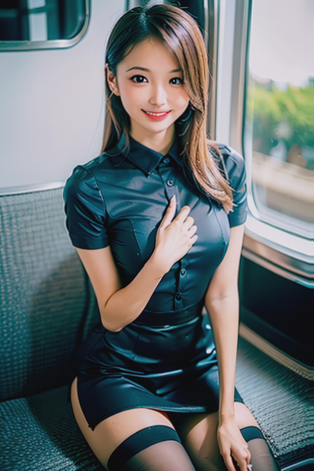 今日の隣席の女性