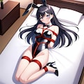 黒エナメルバニーガール緊縛 2枚目