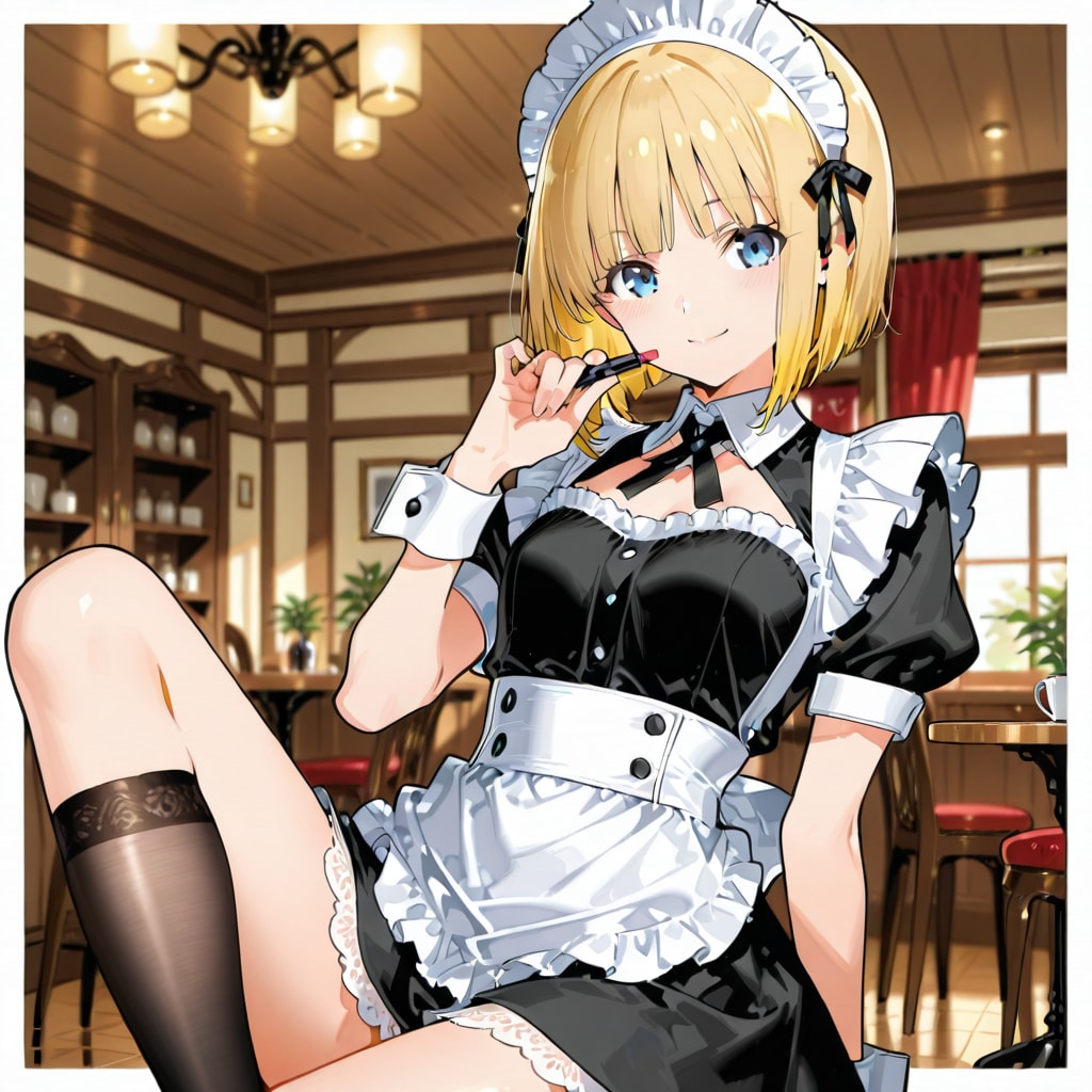 金髪メイドさん