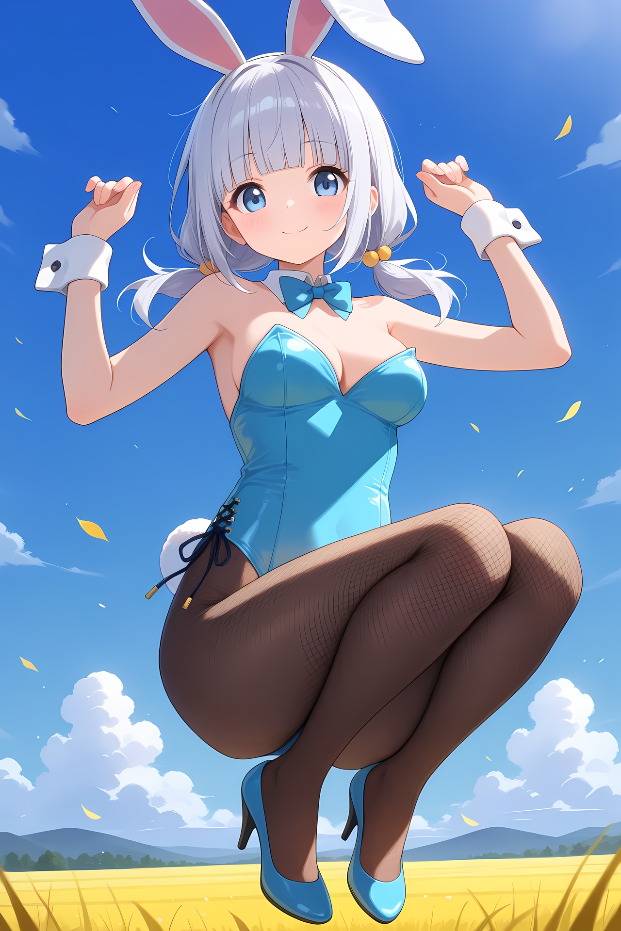 うさぎ跳びチャレンジ