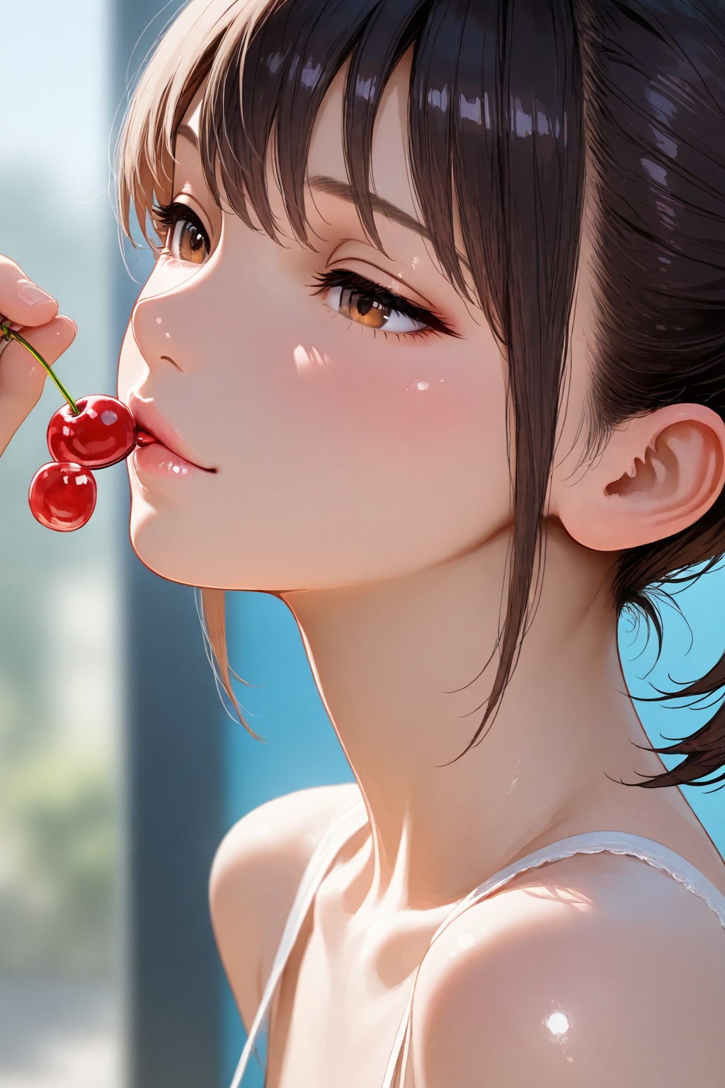 サクランボ　チャレンジ　2 | の人気AIイラスト・グラビア