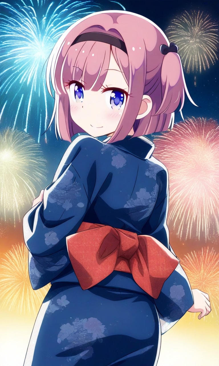 望月紅葉 浴衣 花火 | の人気AIイラスト・グラビア