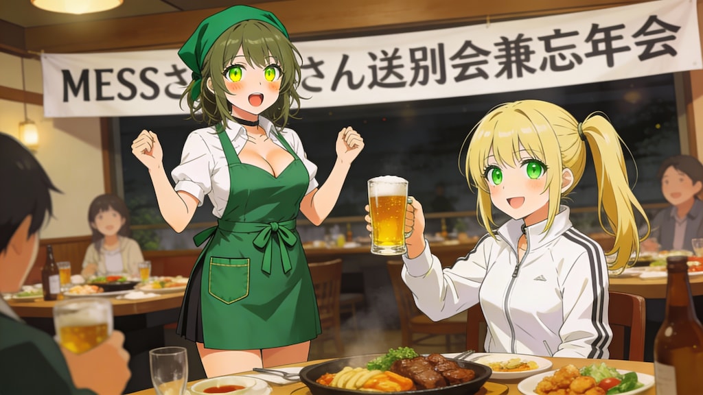 MESSさん送別会(を兼ねたスーパーちちぷい大忘年会)【MESSちゃん卒業まであと５日】