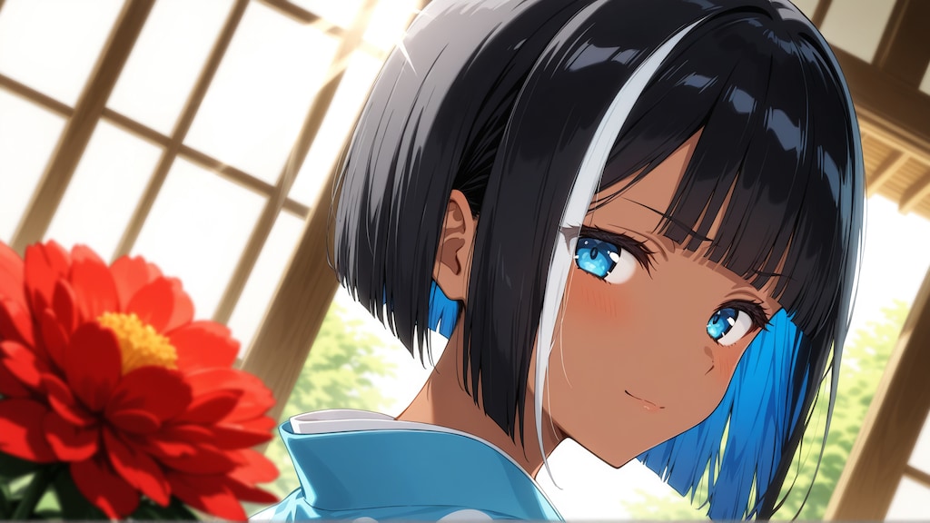 うちの子見返り美人