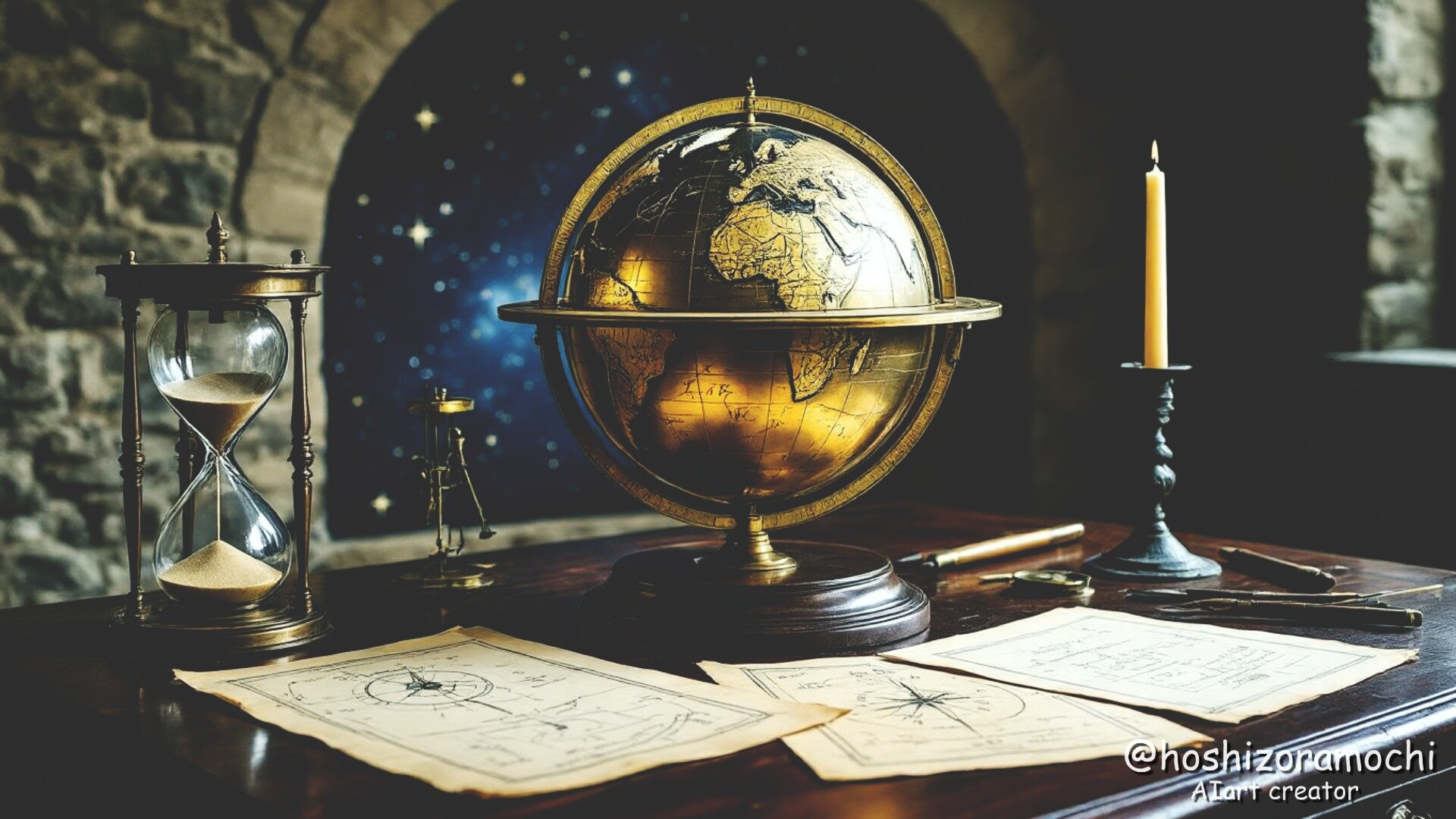 天文学者の机上風景 - An astronomer's desk view | の人気AIイラスト・グラビア