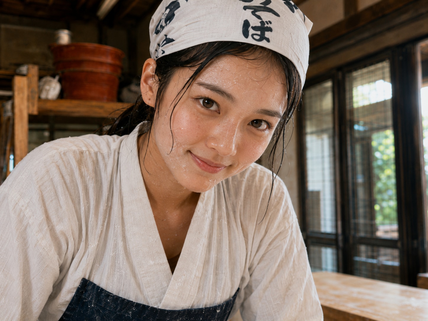 蕎麦打ち