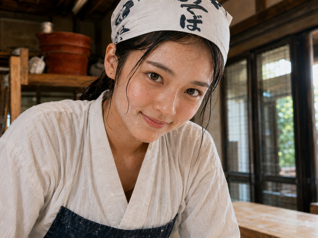 蕎麦打ち