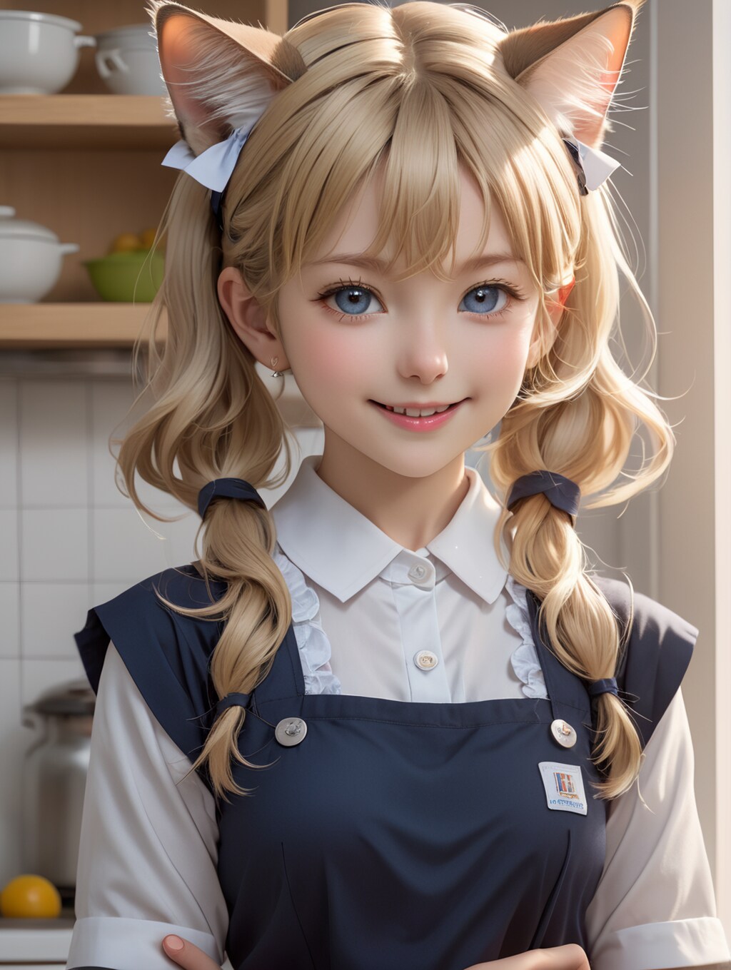 金髪ツインテールの猫耳美少女アイドル「おにいちゃん、おはようにゃ～」