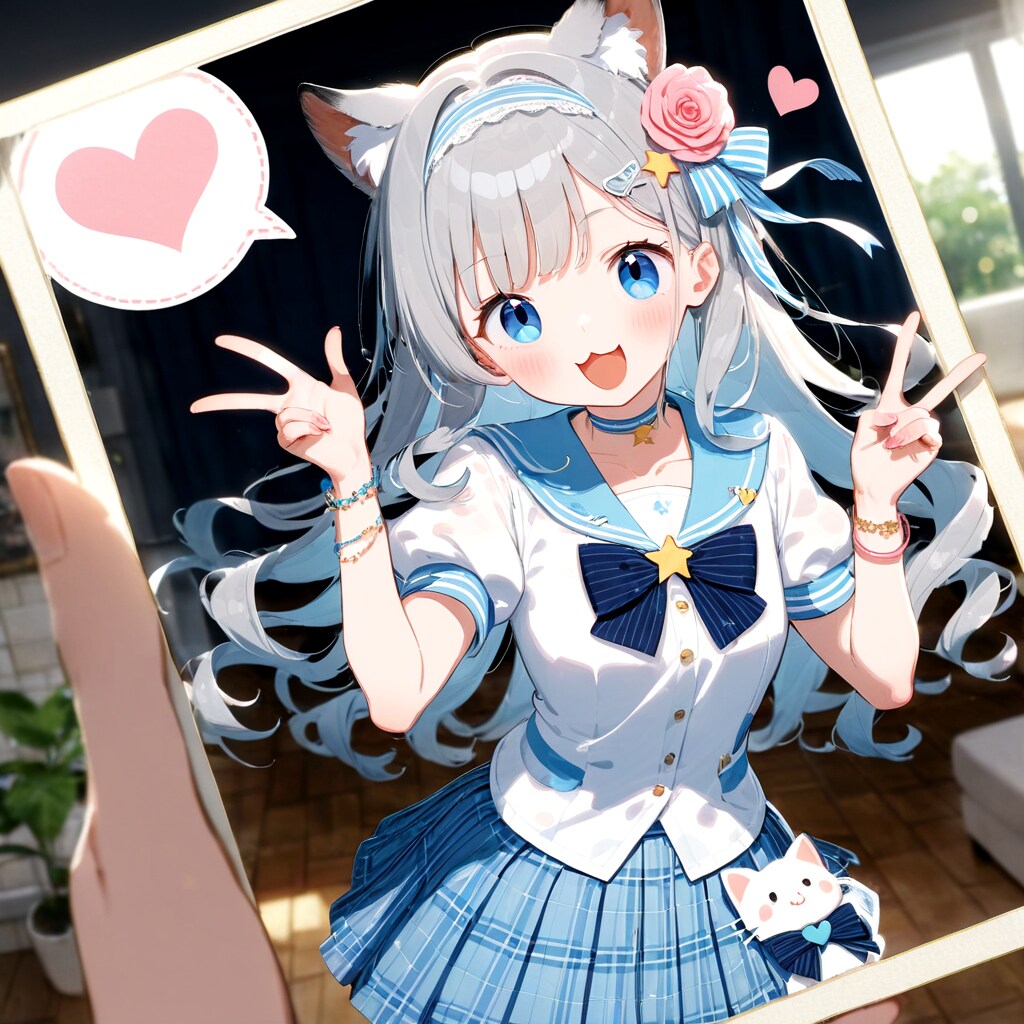 飛び出すチェキ | の人気AIイラスト・グラビア