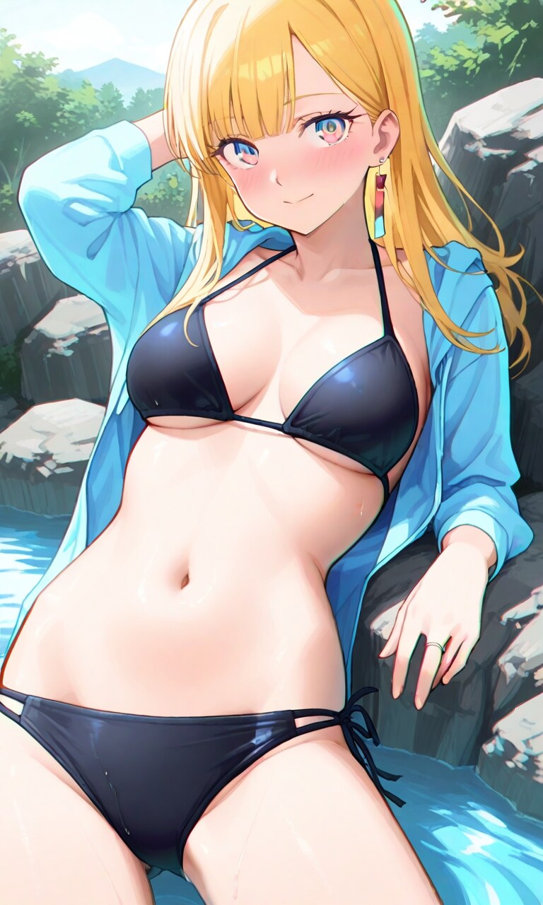服を脱ぐと