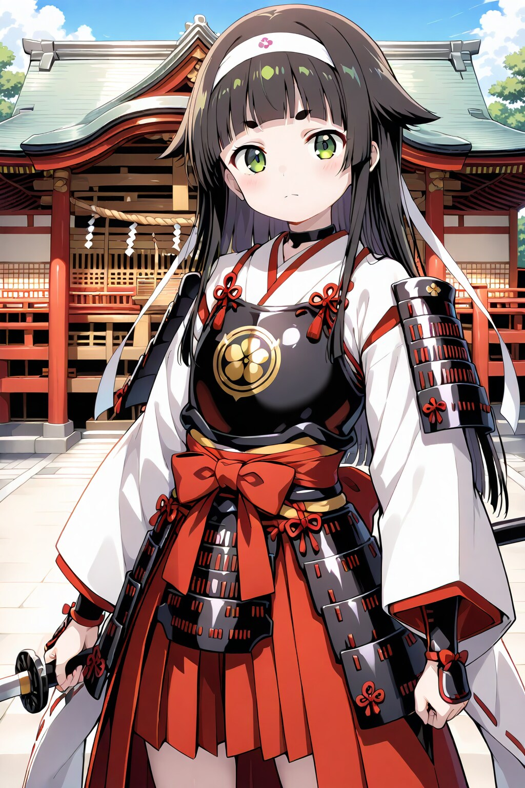 巫女武者っぽい魔法少女