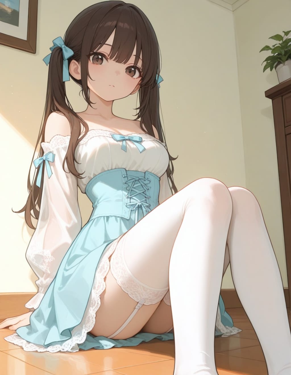 ツインテールの子