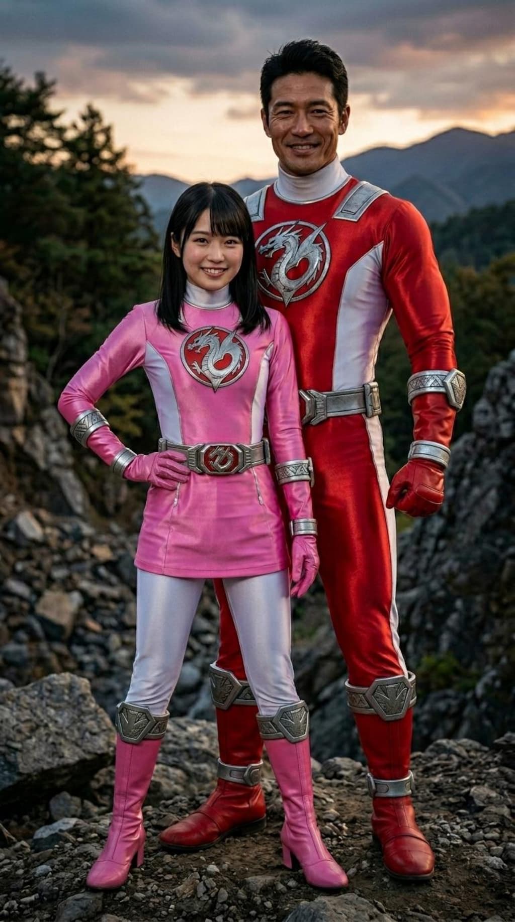 伝説の戦隊レッド、ピンクと結婚する