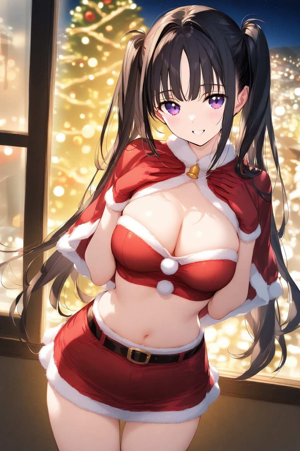 季節外れのミニスカサンタ🎅❤️
