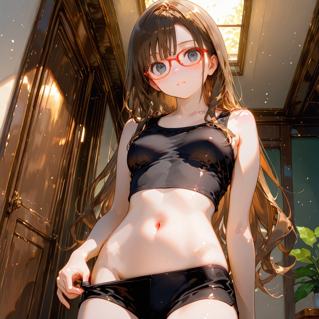 こらっ！下着姿で！それも父さんのパンツを履くな！