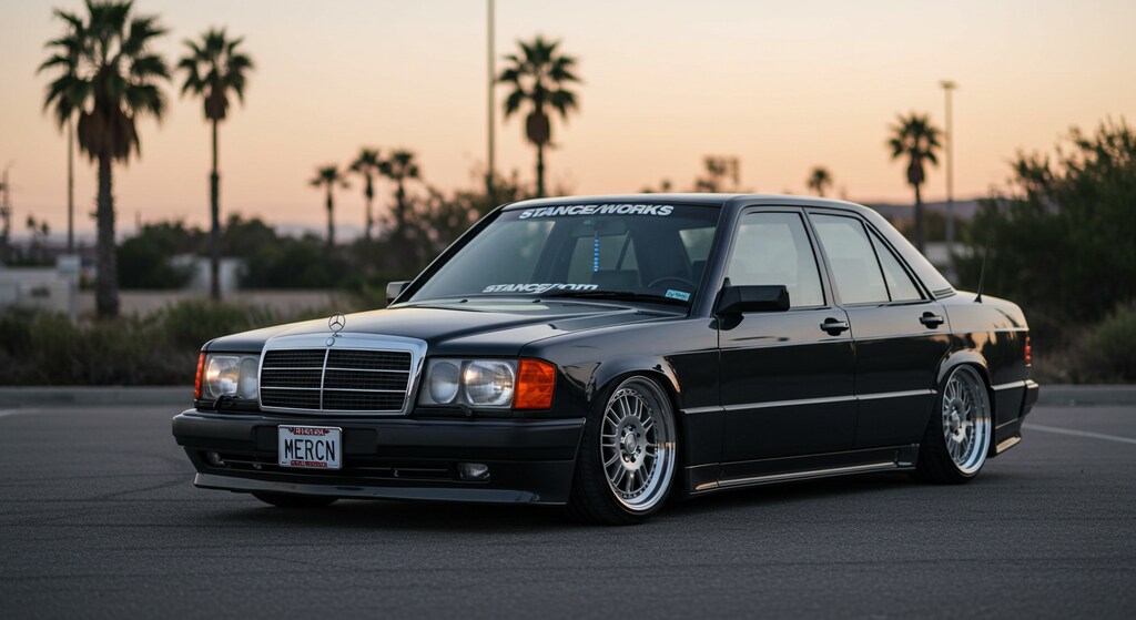 メルセデスベンツセダンスタンスカー