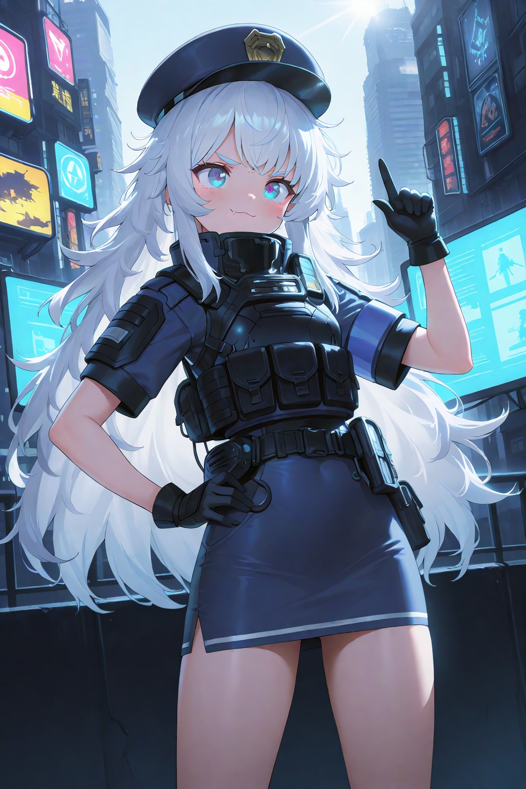 警官といえばポリですよん