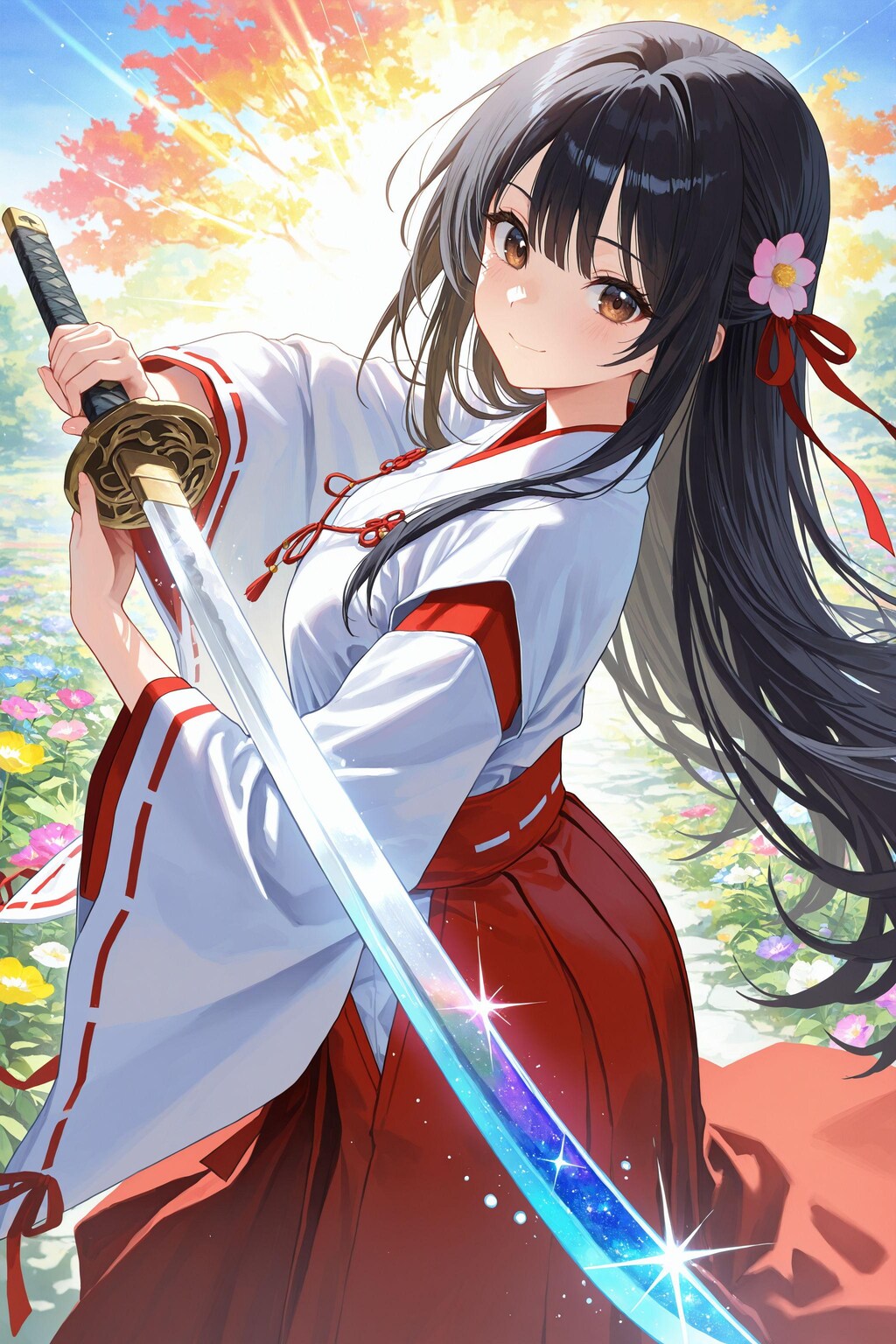 異世界神社の巫女さん（神楽さん）