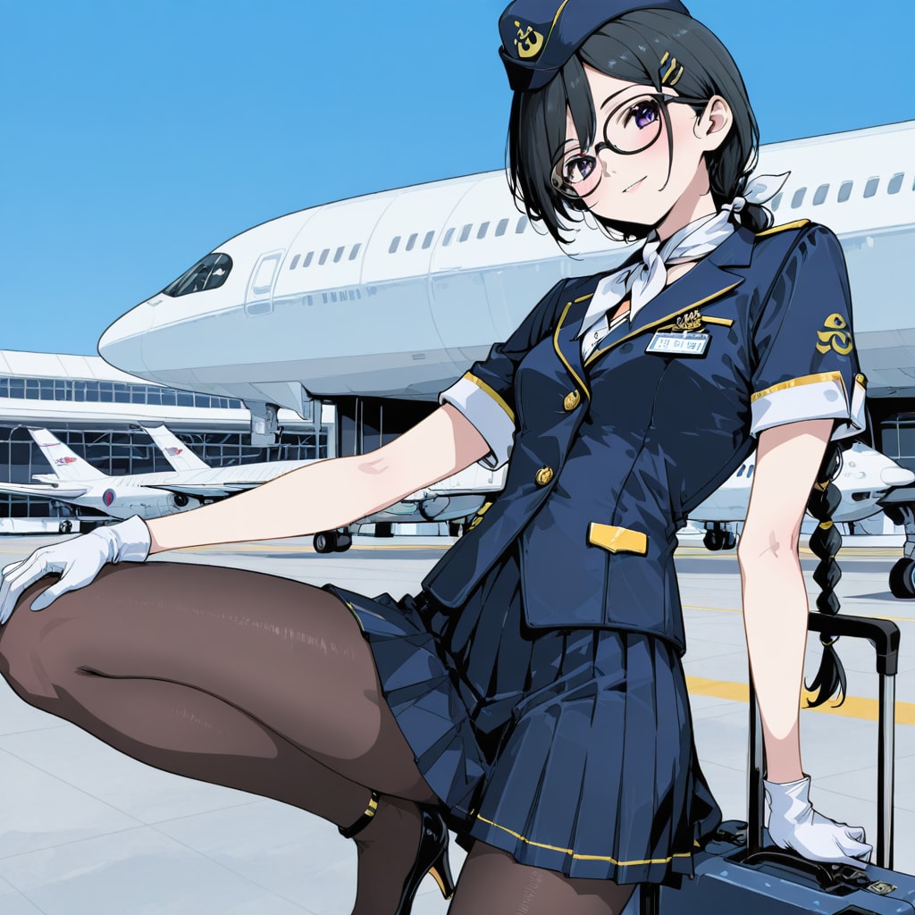 丸子・フライトアテンダント | の人気AIイラスト・グラビア