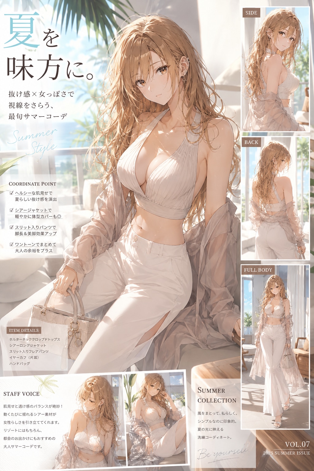 理想の夏コーデ