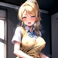 絢瀬絵里 裸エプロン・キス顔・キスマーク・角オナ 8枚目