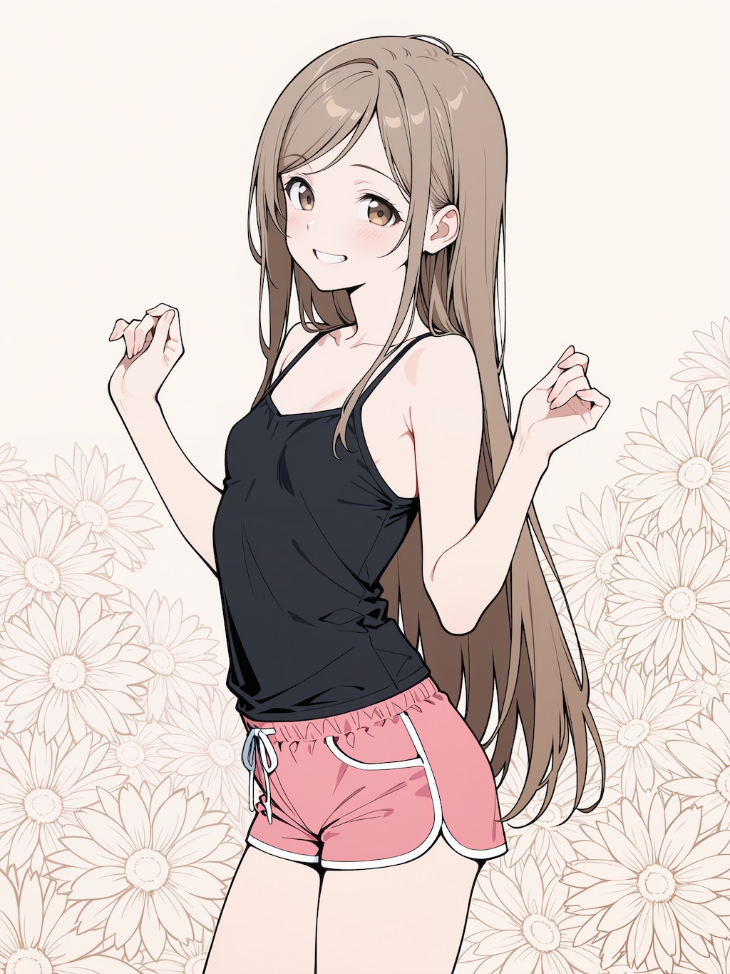キャミ着るなら下にＴシャツなんか着ちゃダメだよねｗ