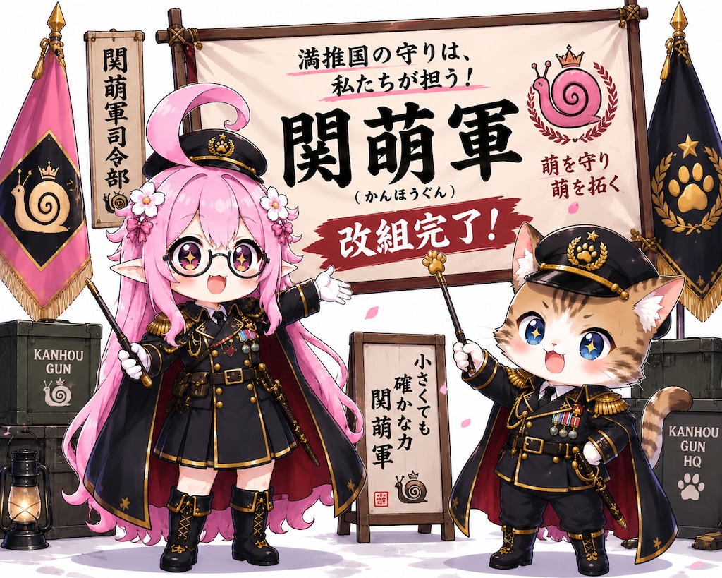 『関萌軍』に改組しました
