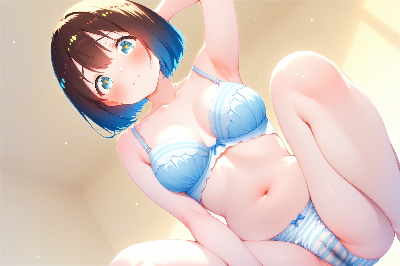 Squatting Girl
