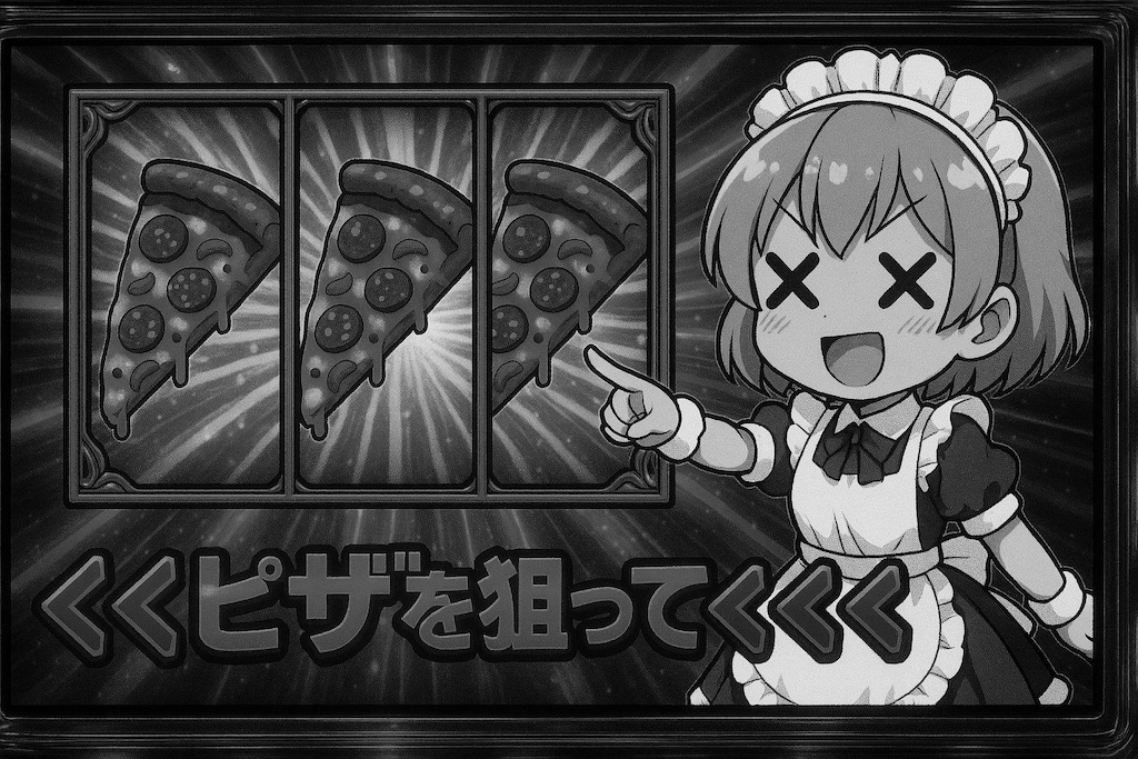 ピザを狙って！