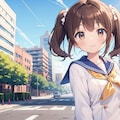 ツインテール女子高生 2枚目