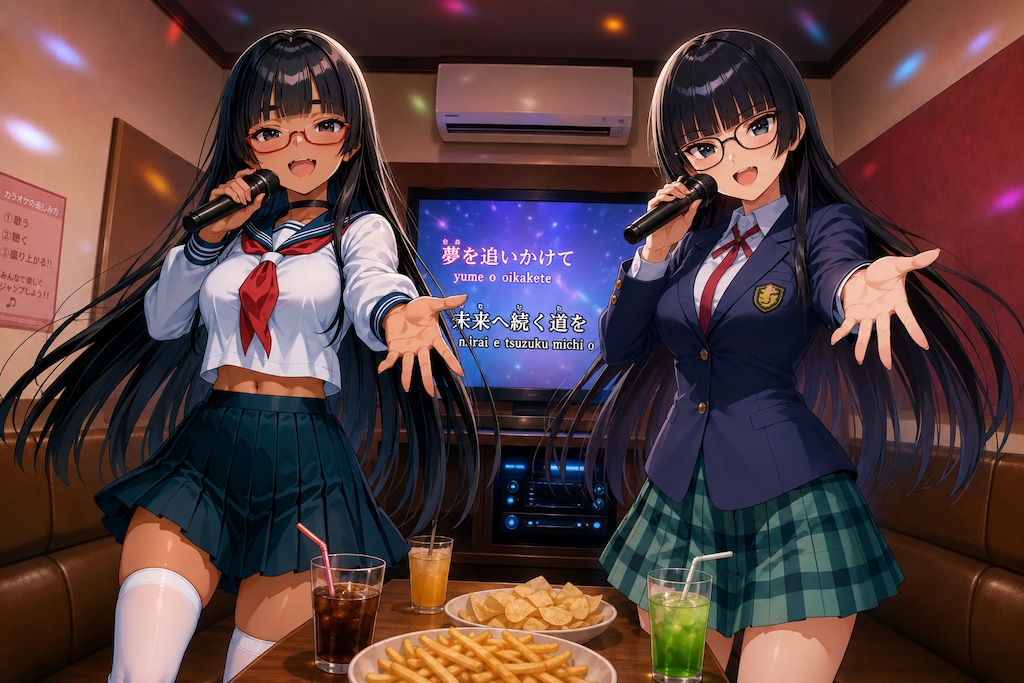 蓼科杏樹x種田香織で🎤