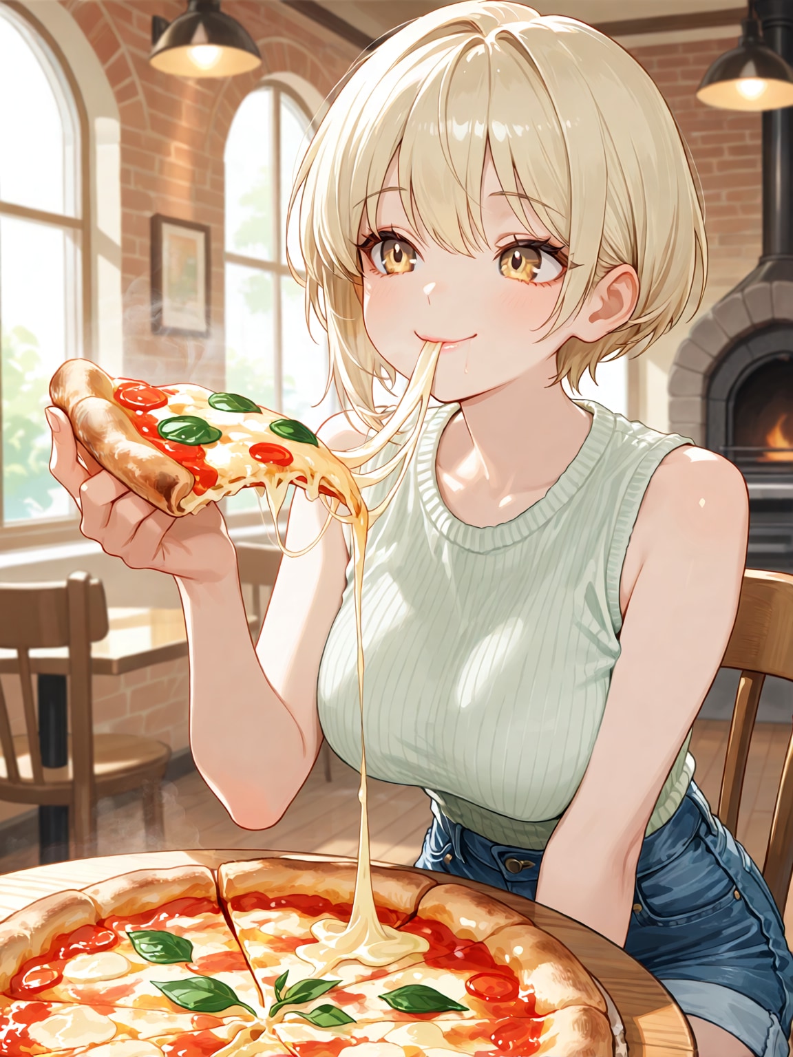 無限ピザ | の人気AIイラスト・グラビア