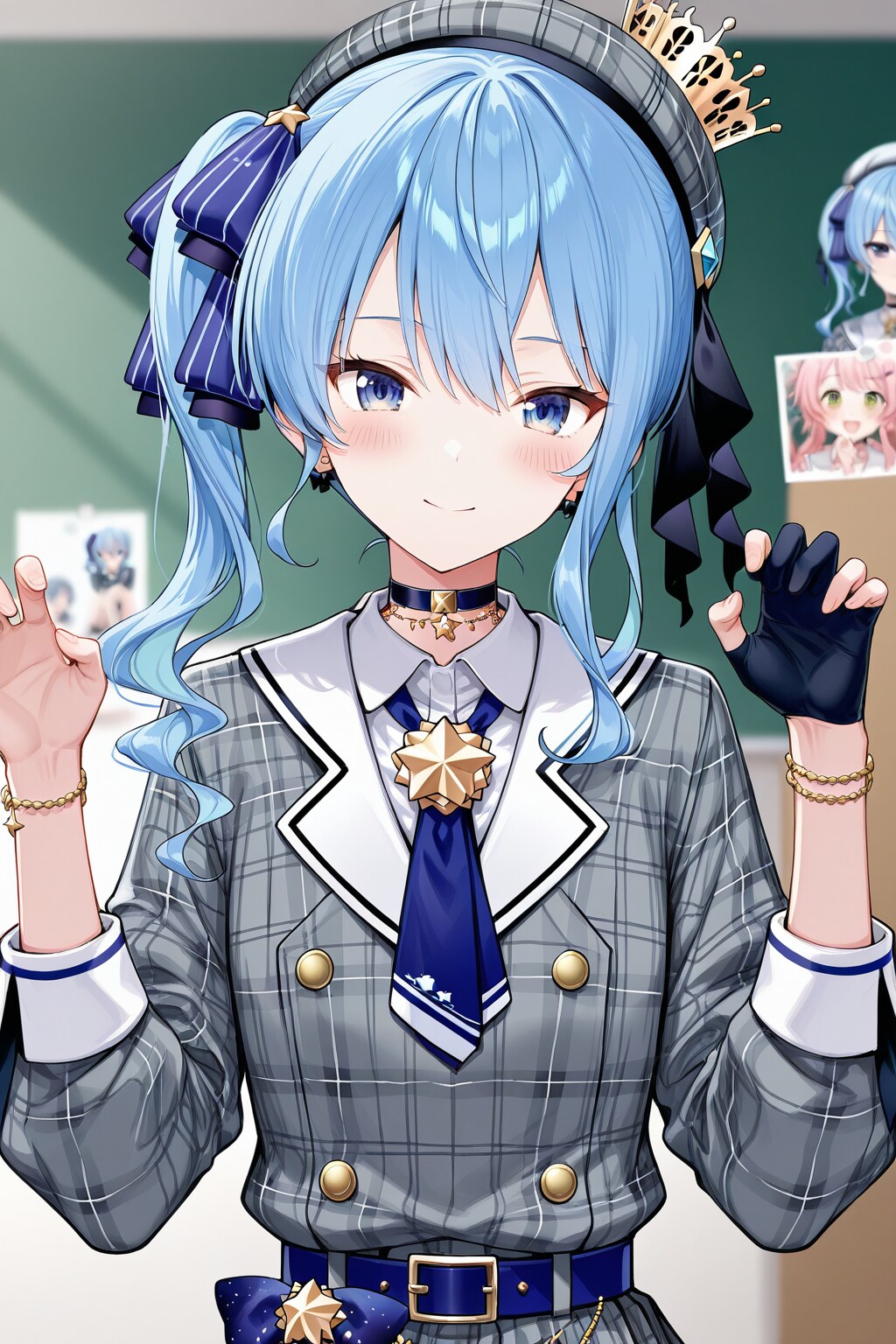 『星街すいせいさんのコスプレにご満悦⭐︎』 | の人気AIイラスト・グラビア