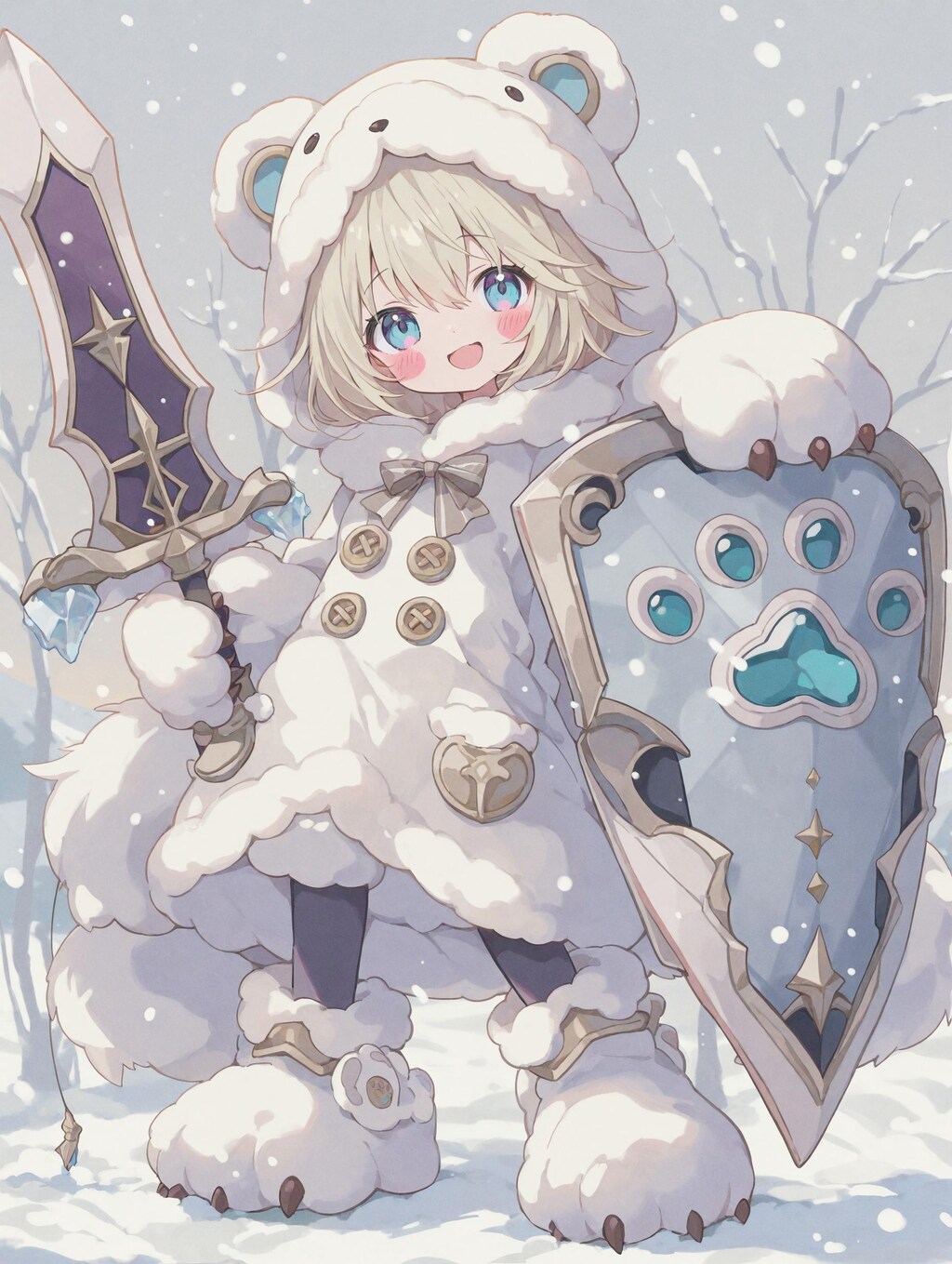 白くま騎士がーる