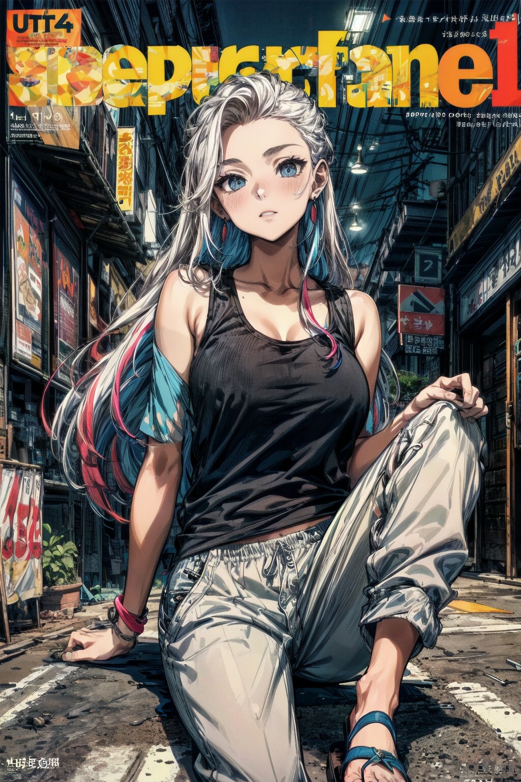 雑誌風イラスト3
