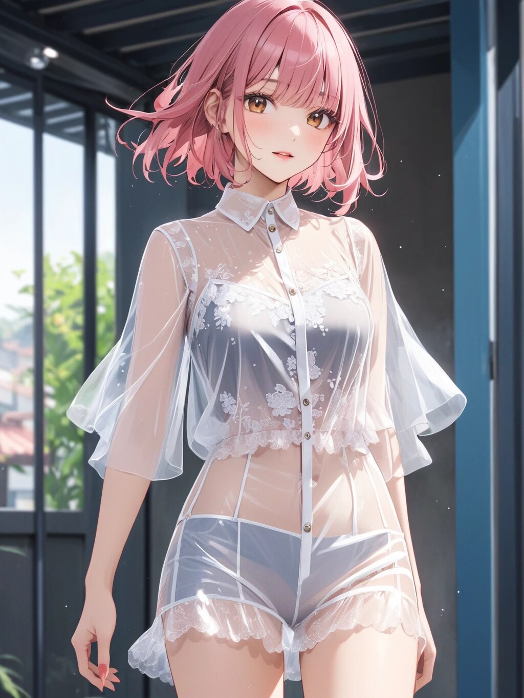 シースルーファッション