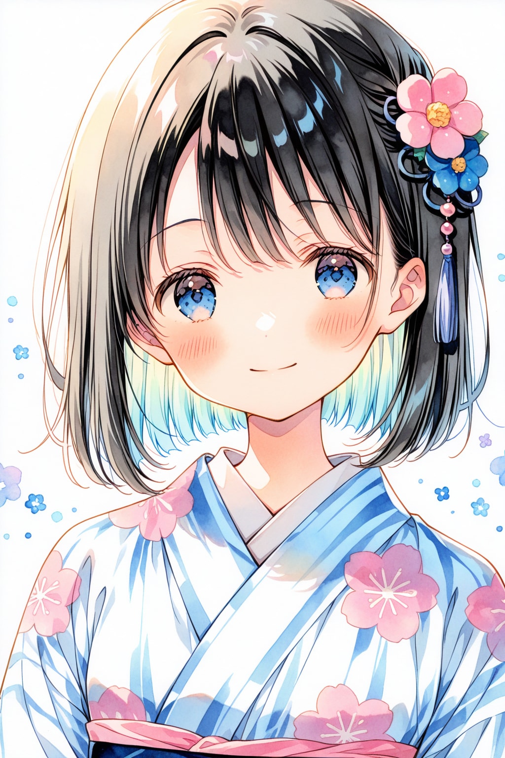 浴衣女子 | の人気AIイラスト・グラビア