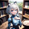 猫ロボ娘と昼食 (ソラといっしょ！#１) 7枚目