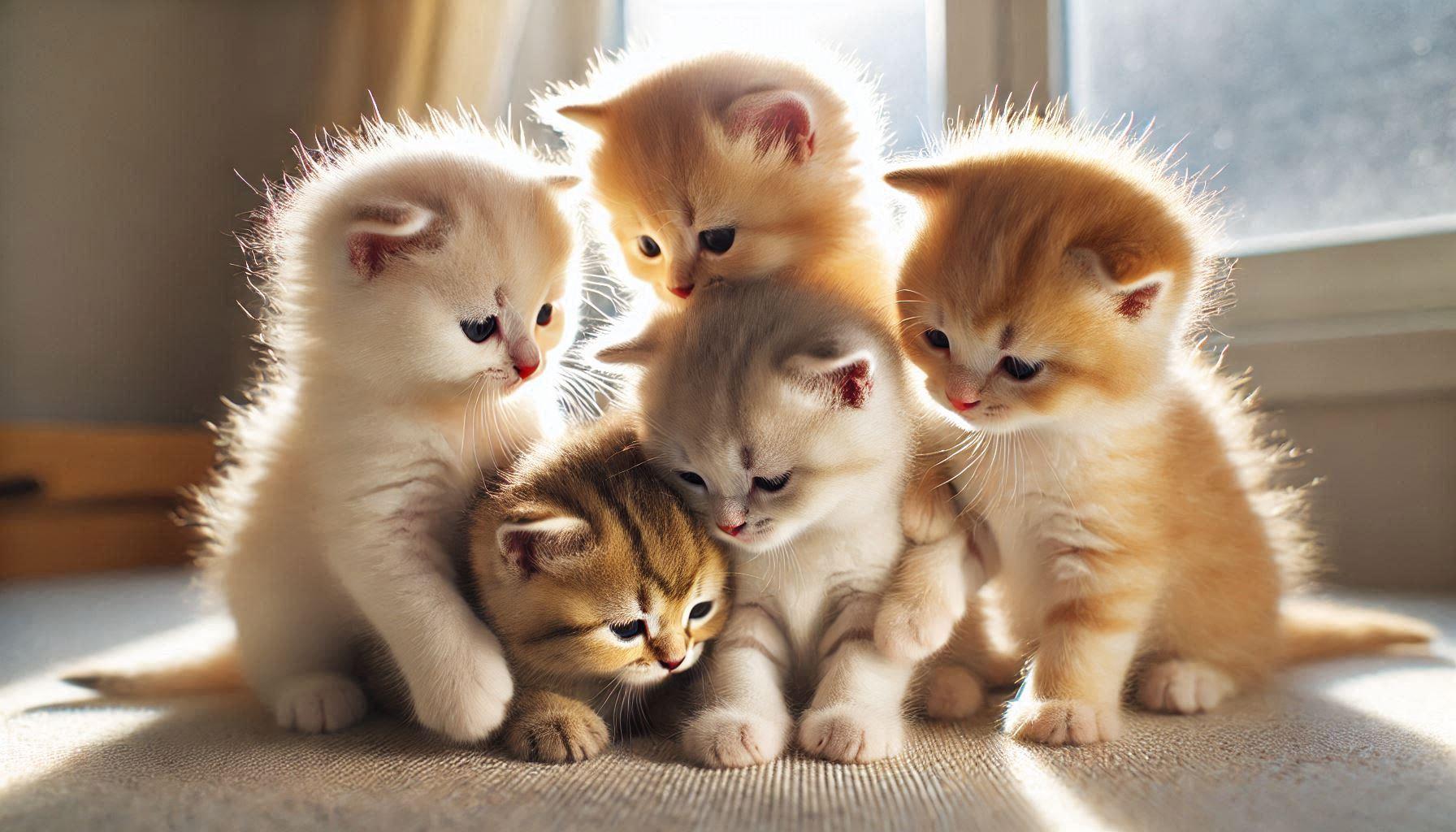 じゃれあう子猫たち | の人気AIイラスト・グラビア