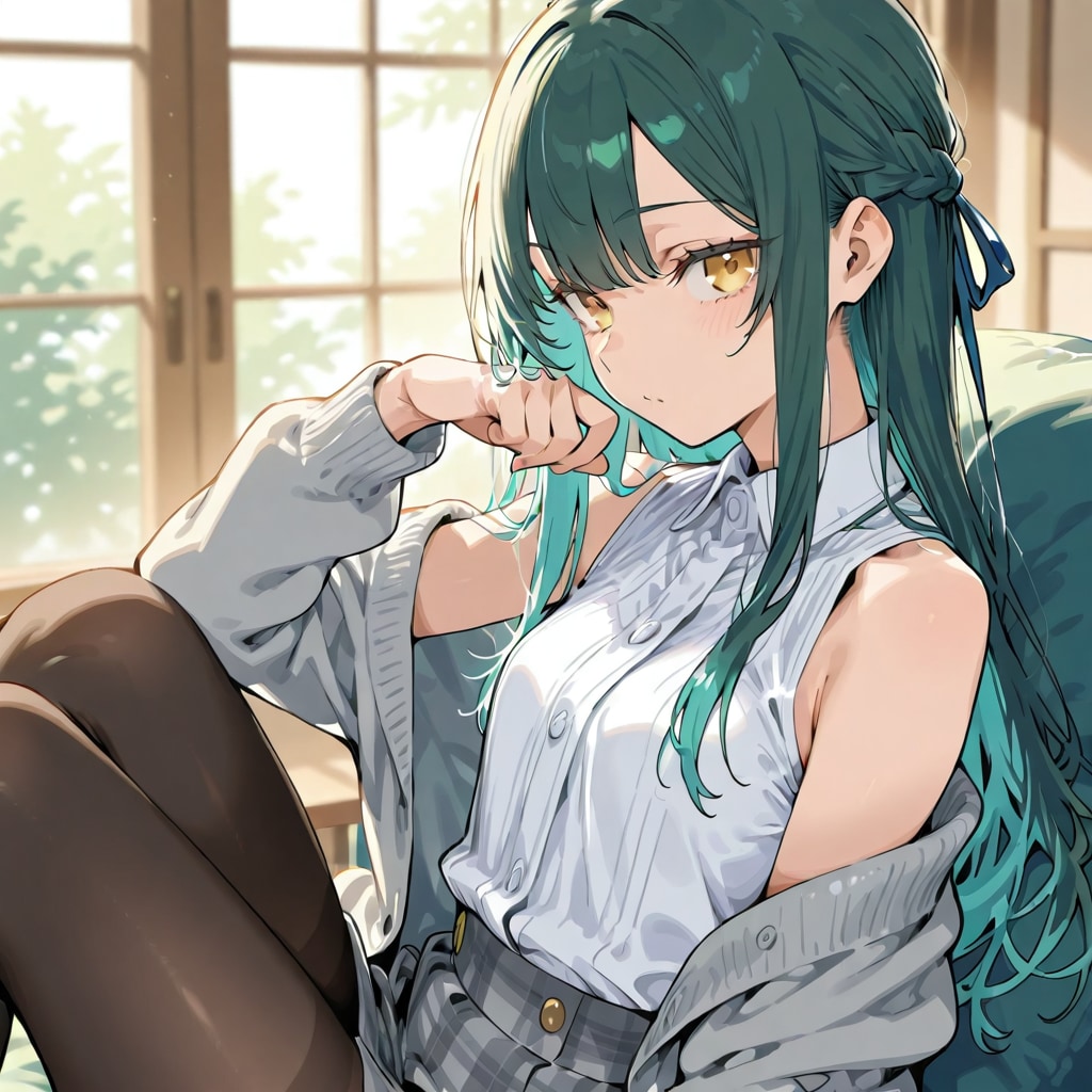 緑とライトグリーン | の人気AIイラスト・グラビア