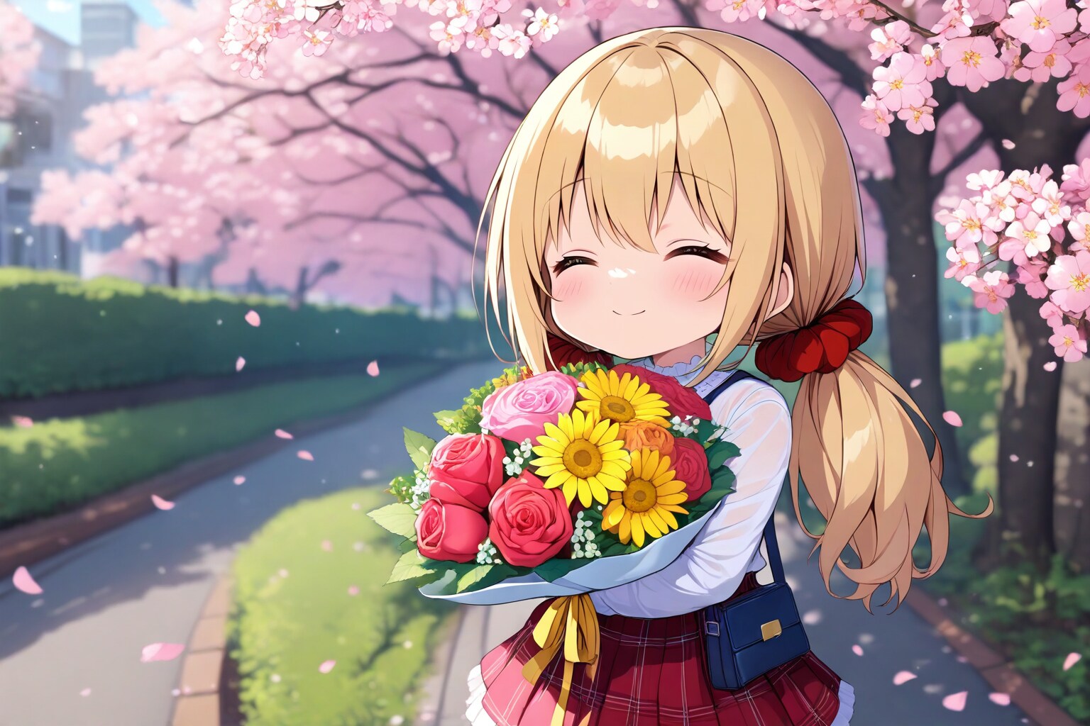 花束をどーぞ♪