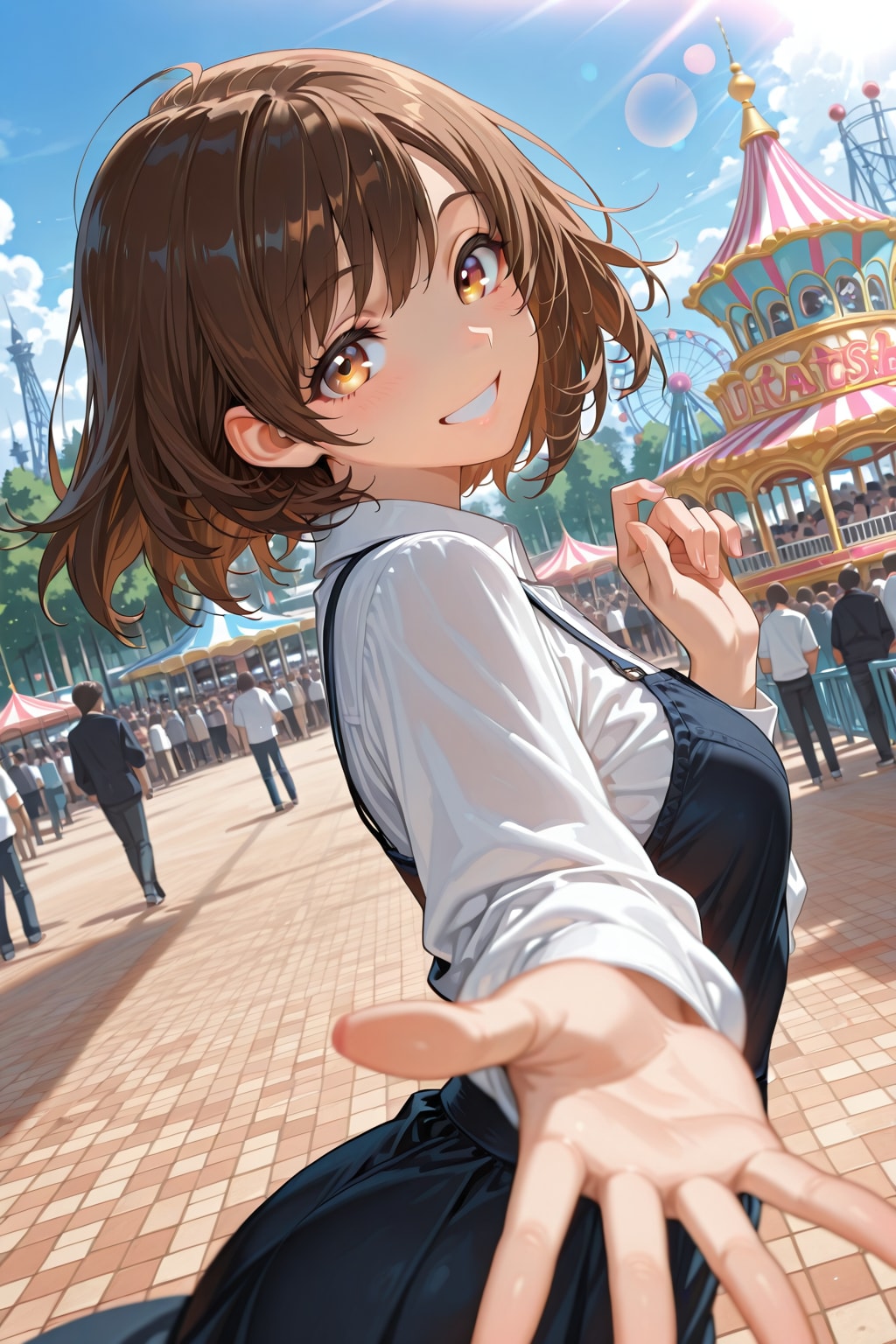 ねぇ、次はあれ乗ろう？